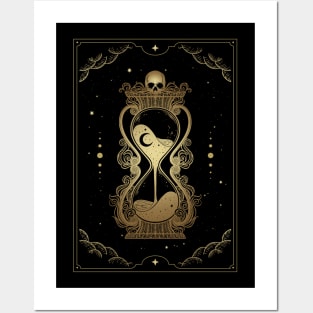 Death Head Hourglass Posters and Art